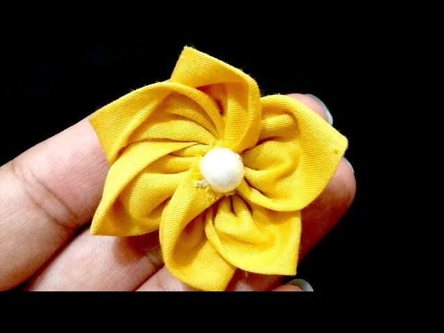 DIY Beautiful Chiffon Rose, Fabric Flower - Crafts by Sidra