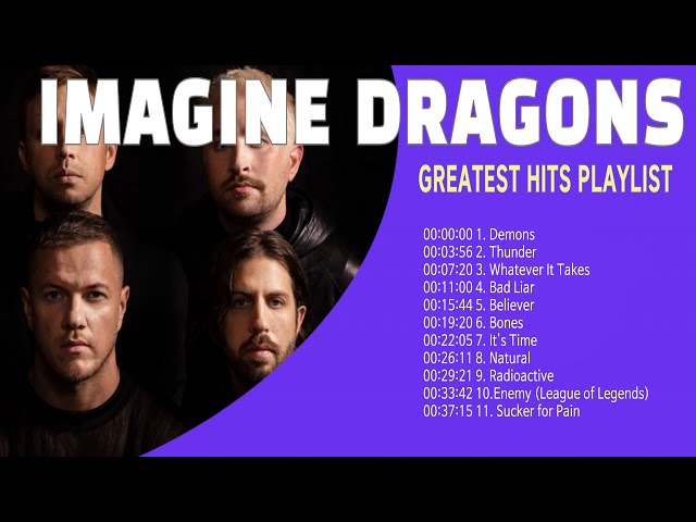 Imagine Dragons 2025 Greatest Hits Full Album Playlist | Viral TikTok & Instagram