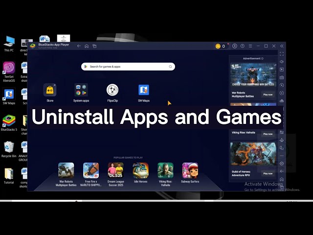 How to Completely Uninstall, Delete App or Games from BlueStacks 5 |  Remove APK BlueStacks 5