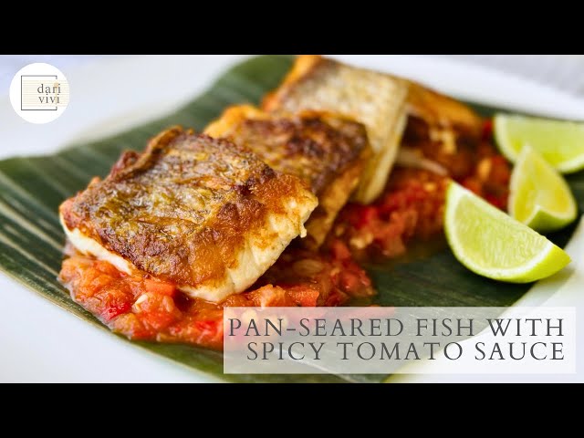 How To Make Pan-Seared Fish with Spicy Tomato Sauce | Cook Fish with Confidence