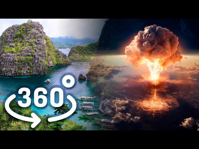 360° VR experience - City gets NUKED! Nuclear Explosion