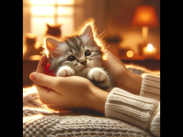 100 Tender Touches: Heartwarming Moments with Kittens Compilation #cat #pettingcat #funnyanimals