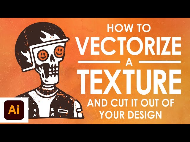 How to Vectorize a Texture and Cut it Out of Your Design [SVG]