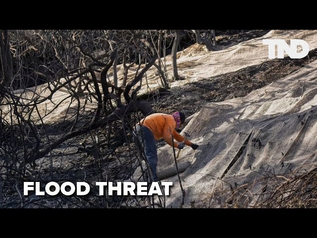 Rain in Southern California creates mudflows but helps firefighters