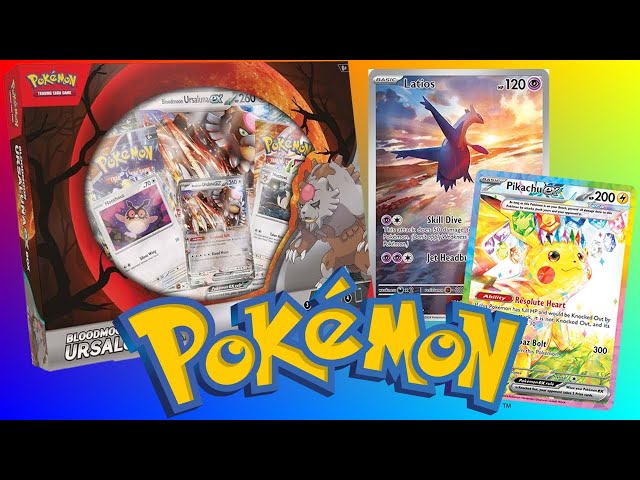 Pokémon Bloodmoon Ursaluna Ex Box Opening!!!