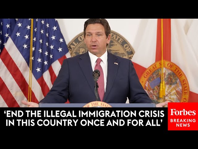 BREAKING NEWS: DeSantis Announces New Florida-ICE Agreement To Crack Down On Illegal Immigrants