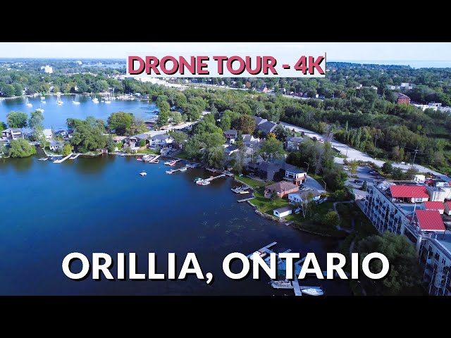 🌟 Orillia, Ontario from Above: Breathtaking Views in 4K! 🚁✨