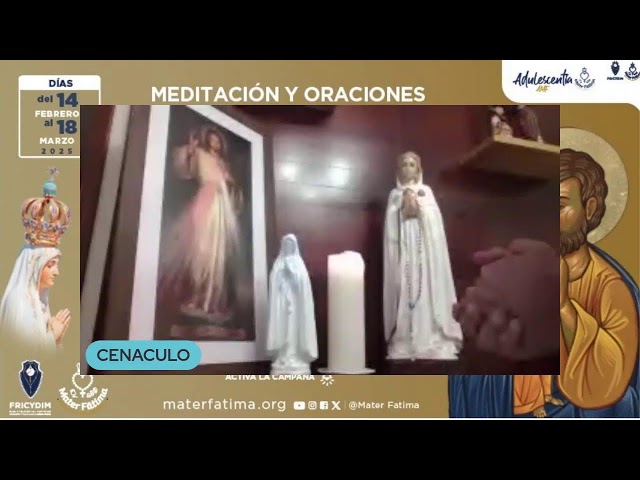 CENÁCULO de ORACIÓN de los VIERNES “CON MARÍA A LA DIVINA MISERICORDIA”