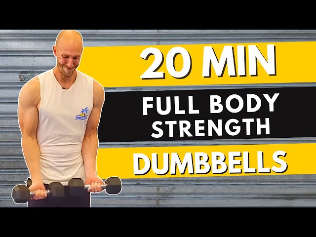 20 Min Full Body Dumbbell Workout (Build Strength + Burn Fat Fast!)