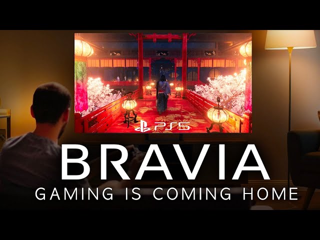 Sony BRAVIA 9 Mini LED TV On Full Display in 4K | PS5 Gaming & Cinematic Vids