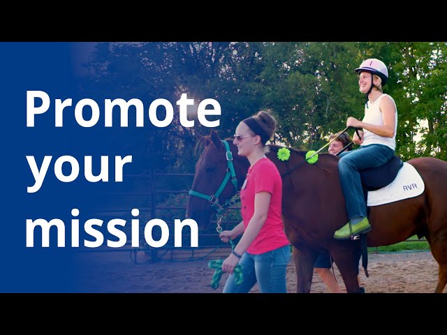 Promotional products get the word out about accessible horseback riding