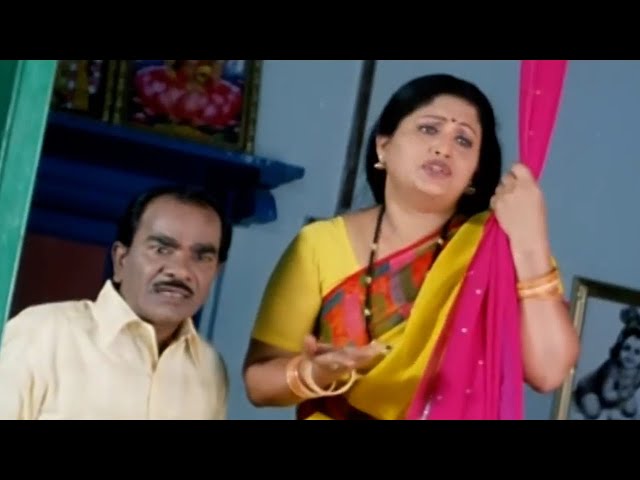 Comedy Scene Between Kondavalasa & His Wife | Telugu Movie Comedy Scenes | Shalimar Cinema