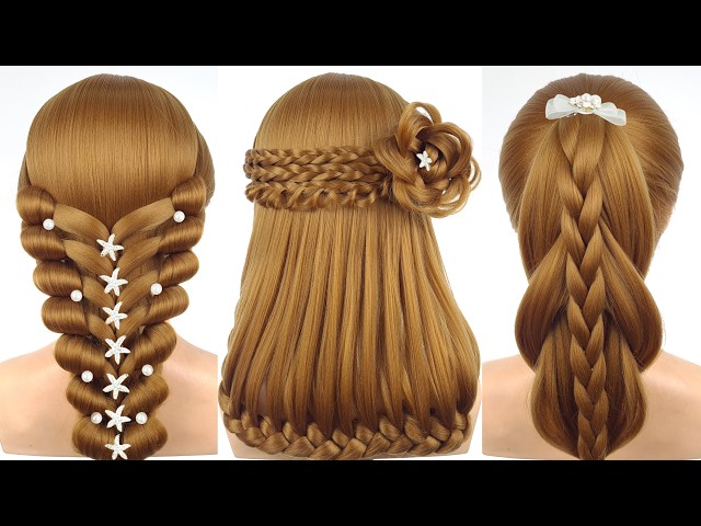 Braided Hairstyles 👌 Different Hairstyles For Women At Parties & Weddings! Half Up Half Down Styles