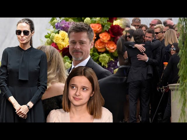 FUNERAL SAD: Angelina & Brad Pitt bid farewell to beautiful daughter Vivienne Jolie-Pitt