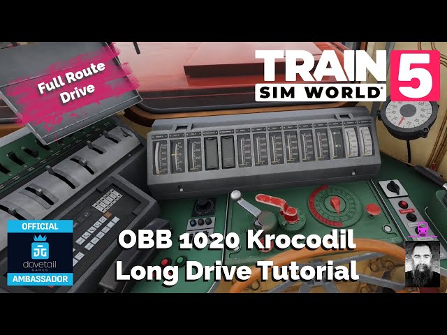 OBB 1020 Long Driving Tutorial With Safety Systems   Mittenwaldbahn TSW