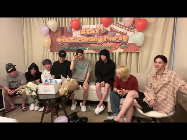 STAY 6th Birthday Party Live (Eng Sub) | STRAY KIDS YOUTUBE LIVE