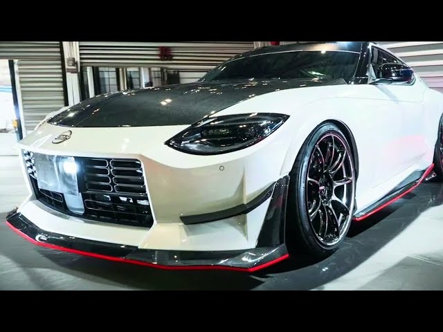 Fits Nissan 400Z 2023-2025 Real Carbon Fiber Front Splitter Lip Spoiler Lower Bumper | SuperAutoUSA