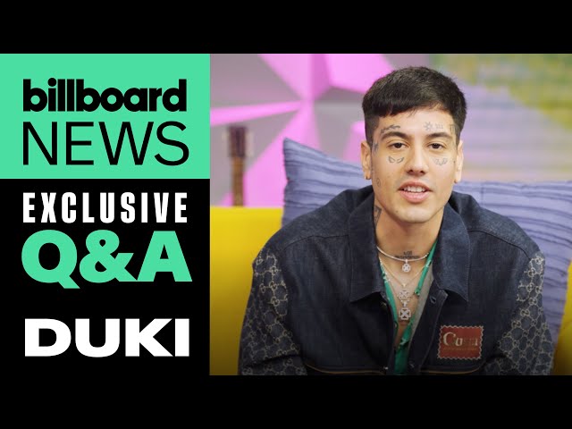 Duki explica su proceso creativo con 'AMERI', “Barro” y su primera gira en los EE.UU.|Billboard News