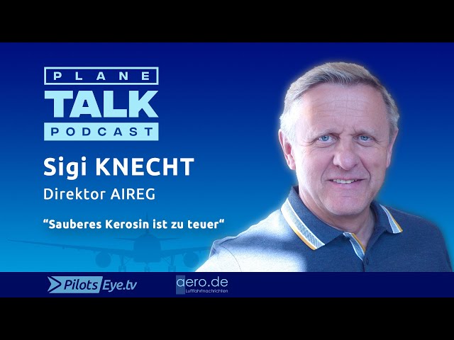 planeTALK | Sigi KNECHT, Head of aireg "Clean jet fuel is too expensive"  (English Subtitles)