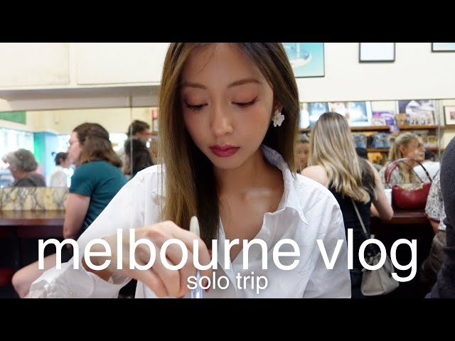 【Melbourne Vlog】🇦🇺 3-Day SOLO TRIP ~ exploring & eating alone 🍝🍧