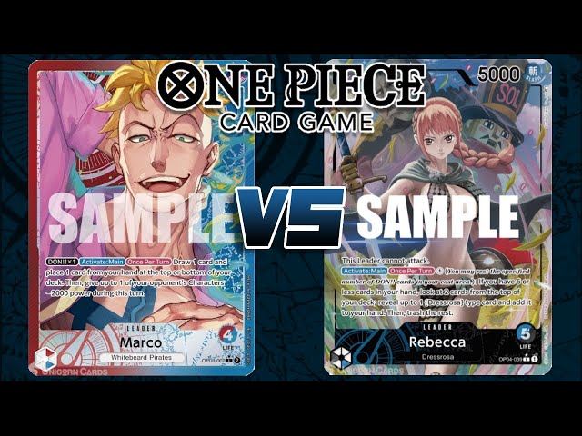 One Piece TCG Locals - OP08.5 Format || Marco VS Rebecca