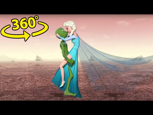 Dame tu Cosita kiss Frozen Elsa 360° VR