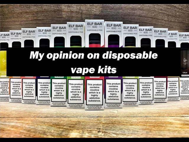 Disposable vape kits | What is my opinion on this growing trend