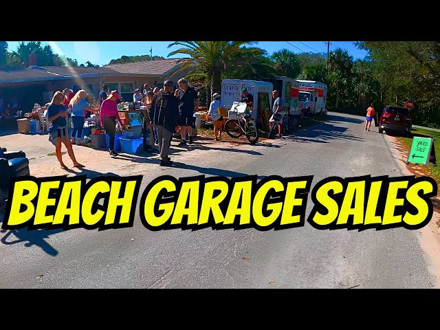 MILLION DOLLAR BEACH GARAGE SALES