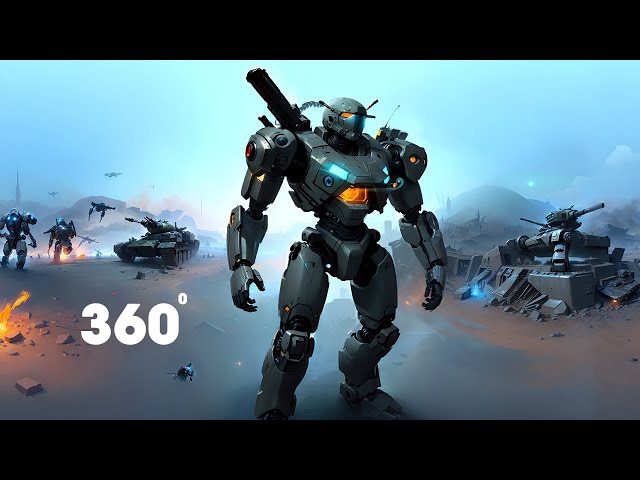 AI Takes Over: Epic Robot Battles in 360°! | Artificial Intelligence Films