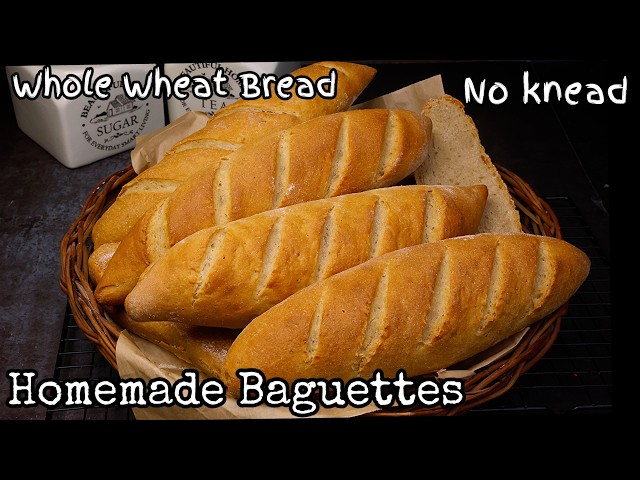 No More Store-Bought! Make This Healthy 4-Ingredient Bread at Home| Easy French Baguette Recipe