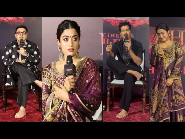 Chhaava Press Conference with Rashmika Mandanna,Vicky Kaushal,Laxman Utekar & Dinesh Vijan in Delhi