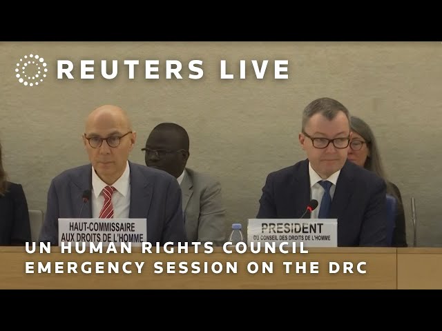 LIVE: UN Human Rights Council emergency session on the DRC | REUTERS