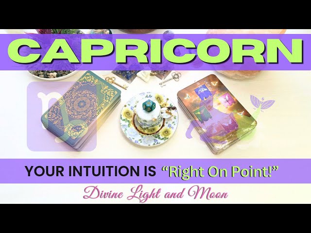 Capricorn! “Powerful REVELATIONS! Pay Close ATTENTION To Your INSTINCTS!” MID NOVEMBER ✨