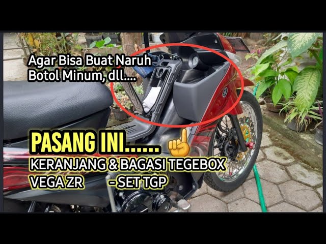 Unboxing dan Pemasangan KERANJANG & BAGASI TEGEBOX Yamaha VEGA ZR SET TGP