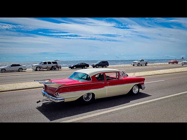 Cruisin the Coast (Classic Cars) Gulfport Mississippi Highway 90 hot rods, muscle cars cool trucks