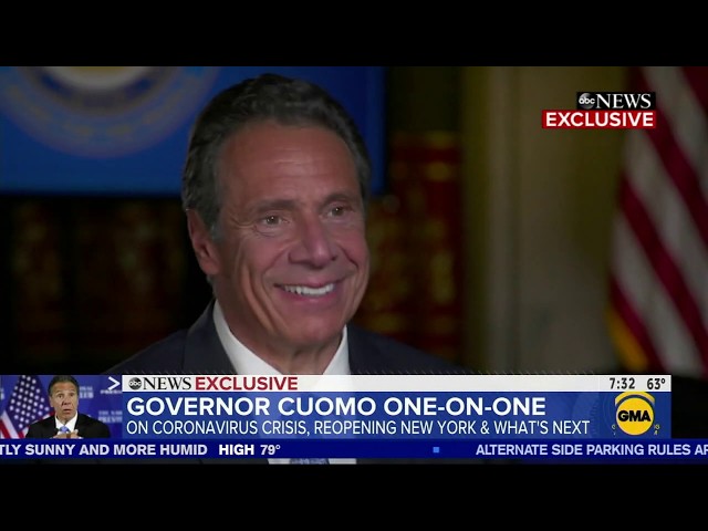 Amy Robach interviews Governor Cuomo on GMA - part 1