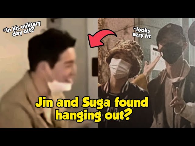 Found hanging out together secretly, He likes going out with Jin during his days off?