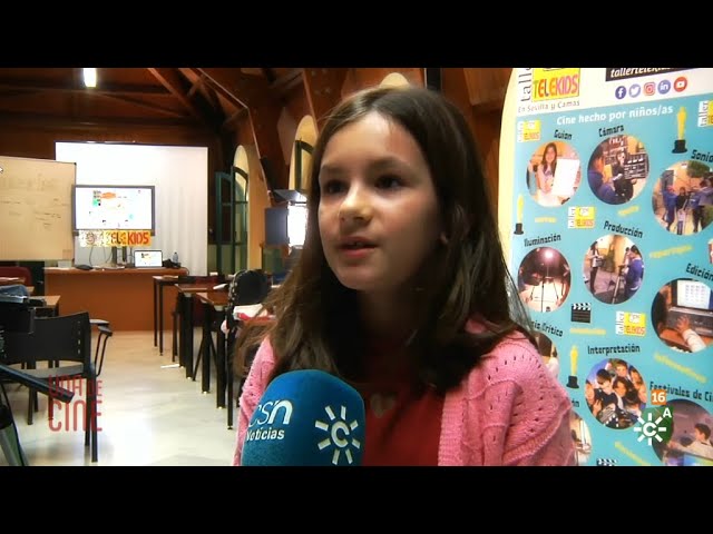 Reportaje de Taller Telekids en el programa "Una de Cine" en Canal Sur Televisión