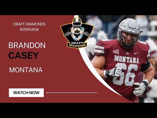 Brandon Casey, OL, Montana | 2025 NFL Draft Prospect Zoom Interview