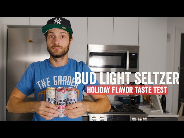 Taste Testing the Bud Light Seltzer Holiday Flavors! | Brunch Boys