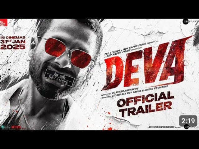 Deva Movie Official Trailer 👌🤘