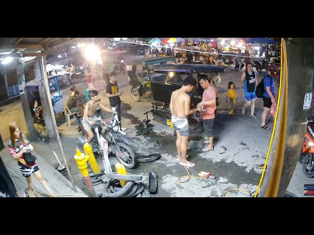 🔴 Philippines Live cam Vulcanizing Tyre Repair Shop, Agdao, Davao City #philippines #livestream