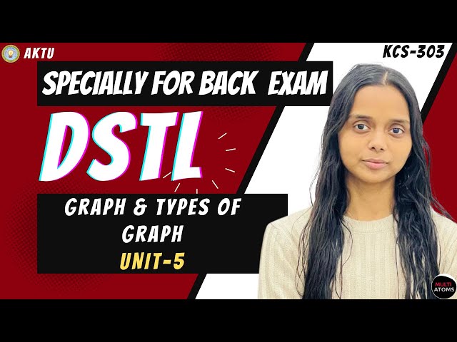 DSTL | Graph and Types of Graph | DSTL  KCS-303 Unit-4  | Aktu Exam | 2nd Year