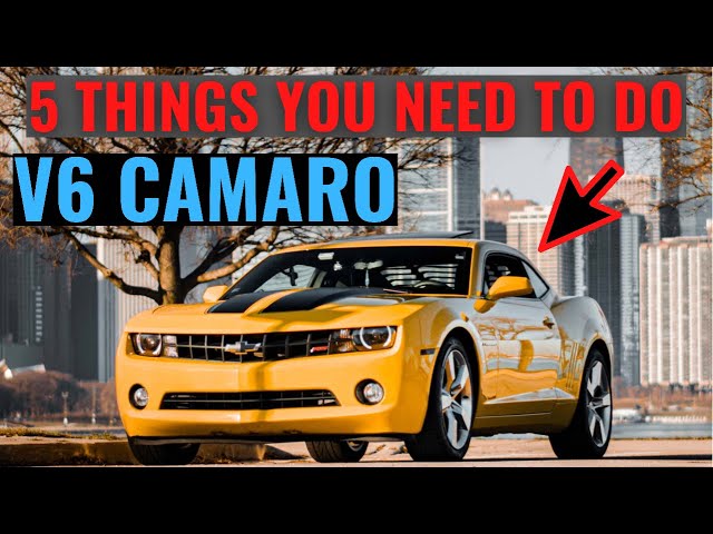 5 Things You NEED To Do On Your V6 Camaro (Mods) - For New Camaro Owners!