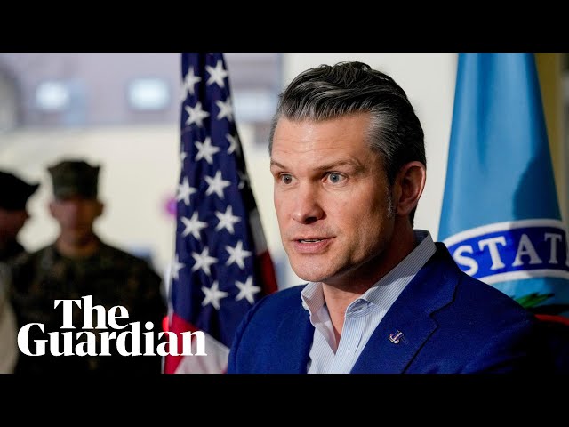 US defence secretary Pete Hegseth delivers opening remarks for Ukraine defence meeting – watch live