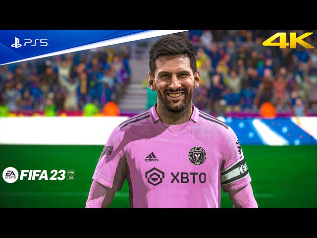 FIFA 23 - Inter Miami vs Barcelona Ft. Messi, Gundogan, | Club Friendly | PS5™ Gameplay [4K60]