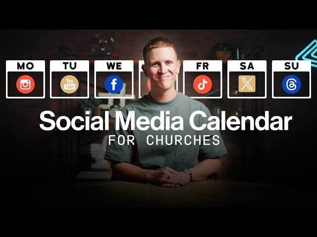 The 1-Page Church Social Media Calendar