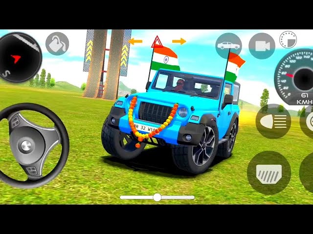 Dollar (Song) Modified 😈 Mahindra Yellow Thar | Indian Car Simulator 3D | Car Game 3D