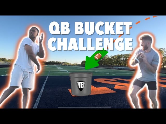 QUARTERBACK BUCKET CHALLENGE! Turkey Bowl Preparation