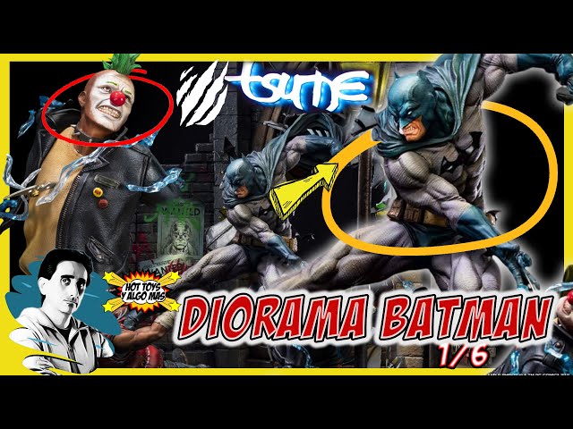 BATMAN Estatua Diorama TSUME escala 1/6 un FUEGO!